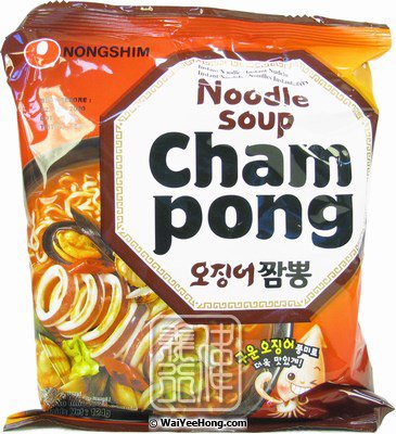 Instant Noodles Cham-Pong Ramyun (農心雜錦海鮮辣麵) - Click Image to Close