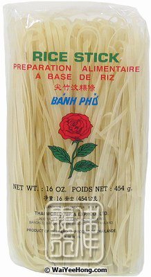 Rice Sticks 3mm (Banh Pho) (玫瑰牌 沙河粉) - Click Image to Close