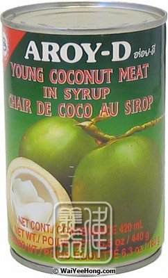 Young Coconut Meat In Syrup (糖水椰子肉) - Click Image to Close