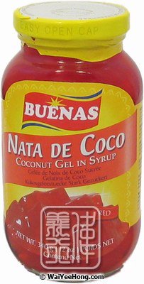 Nata De Coco Coconut Gel In Syrup (Red) (糖水椰果 (紅色)) - 點按圖像可關閉視窗
