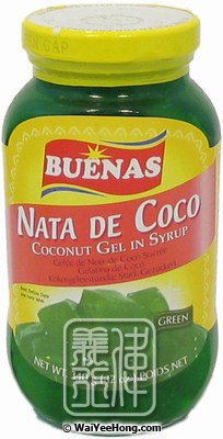 Nata De Coco Coconut Gel In Syrup (Green) (糖水椰果 (綠色)) - Click Image to Close