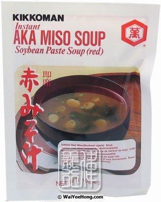 Instant Aka Miso Soup (Soybean Paste, Red) (萬字日本麵豉湯料) - Click Image to Close