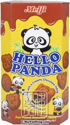 Hello Panda Biscuits (Double Chocolate) (雙重朱古力味熊猫餅) - Click Image to Close