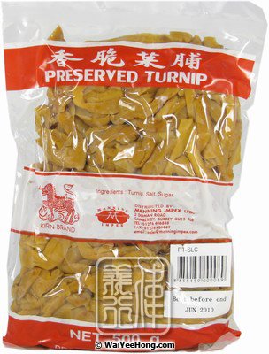Preserved Turnip (Sliced) (香脆菜脯條) - Click Image to Close