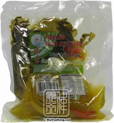 Pickled Sour Mustard (with Chilli) (小魚兒辣咸酸菜) - Click Image to Close