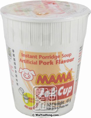 Jok Cup Instant Porridge Soup (Pork) (媽媽即食豬味粥) - Click Image to Close