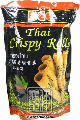 Thai Crispy Roll (Pandan Flavour) (泰國香脆金巻 (香蘭)) - Click Image to Close