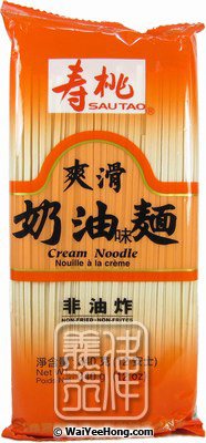 Cream Flavoured Noodles (壽桃爽滑奶油麵) - Click Image to Close