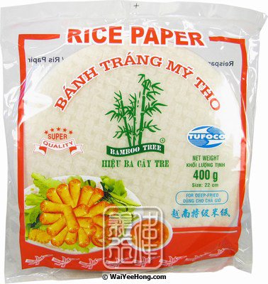 Rice Paper (22cm) (Banh Trang My Tho) (越南炸米紙 22CM) - Click Image to Close