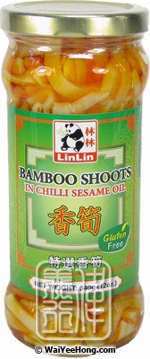 Bamboo Shoots In Chilli Sesame Oil (辣油燜筍片) - Click Image to Close