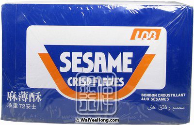 Sesame Crisp Flakes (15 bags) (芝麻糖) - Click Image to Close