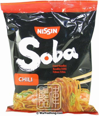 Nissin Noodles With Yakisoba Sauce (Chilli) (日清日式辣燒炒麵) - Click Image to Close