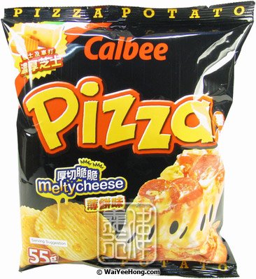 Pizza Flavoured Potato Chips (卡樂B薄餅薯片) - Click Image to Close