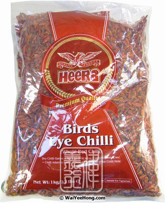 Birds Eye Chilli (Whole Birdseye Chillies) (乾指天椒) - Click Image to Close
