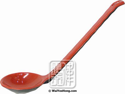 Plastic Ramen Spoon (Red & Black) (日式湯匙) - Click Image to Close