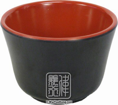 Japanese Style Tea Cup (Red & Black) (日式茶杯) - Click Image to Close