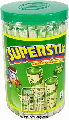 Superstix Wafer Sticks (Pandan) (斑蘭蛋卷) - Click Image to Close