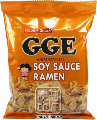Noodle Wheat Crackers Snack (Soy Sauce Ramen) (張君雅點心麵 (豉油)) - Click Image to Close
