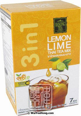 Lemon Lime Thai Tea Mix (7 Sachets) (即冲泰式檸茶) - Click Image to Close