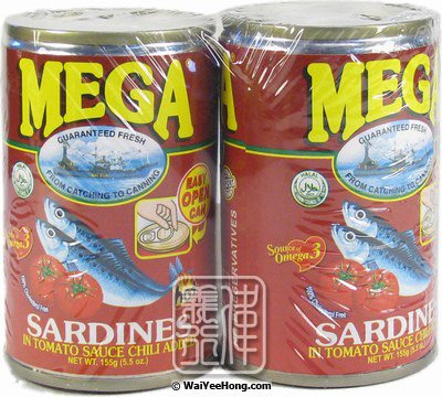 Sardines In Tomato Sauce With Chilli Multipack (Hot) (茄汁辣沙甸魚) - Click Image to Close