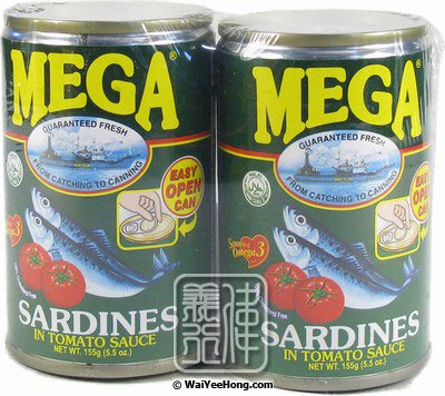Sardines In Tomato Sauce Multipack (茄汁沙甸魚) - Click Image to Close