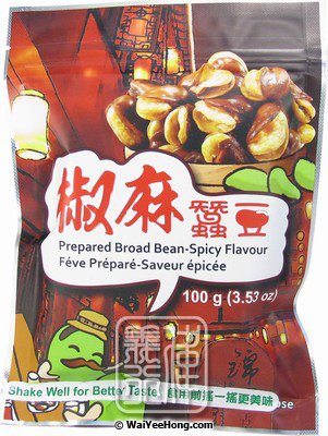 Broad Bean Snack (Spicy) (六福椒麻蠶豆) - Click Image to Close