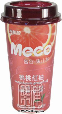 Meco Fruit Tea (Peach & Pink Grapefruit) (香飄飄果汁茶(蜜桃紅柚)) - Click Image to Close