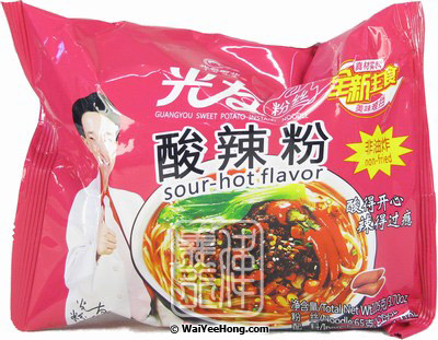 Sweet Potato Instant Noodles (Sour-Hot Flavour) (光友酸辣粉) - Click Image to Close