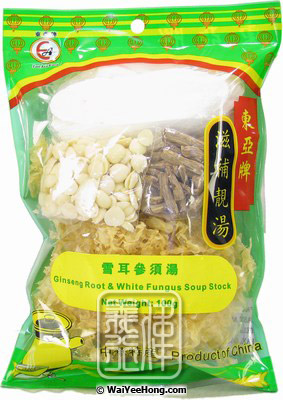 Ginseng Root & White Fungus Soup Stock (東亞 雪耳參鬚湯) - Click Image to Close