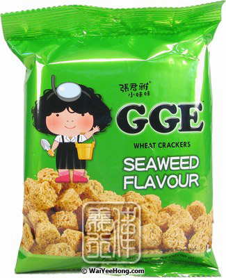 Noodle Wheat Crackers Snack (Seaweed Flavour) (張君雅點心麵 (紫菜味)) - Click Image to Close