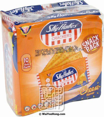 SkyFlakes Crackers (Cheese Flavour) (空中霸王芝士餅) - Click Image to Close