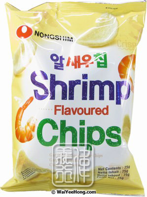 Shrimp Flavoured Chips (Prawn Crackers) (農心蝦片) - Click Image to Close