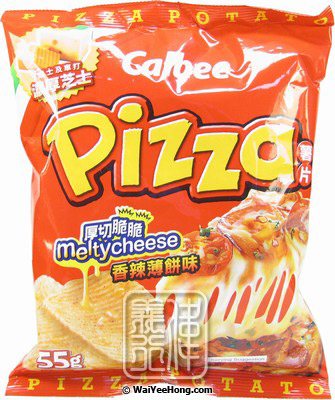 Spicy Pizza Potato Chips (卡樂B香辣薄餅薯片) - Click Image to Close