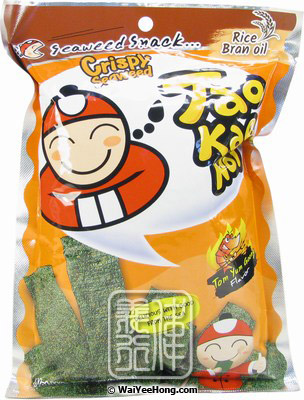 Crispy Seaweed Snack (Tom Yum Goong Flavour) (小老板冬蔭味紫菜) - Click Image to Close