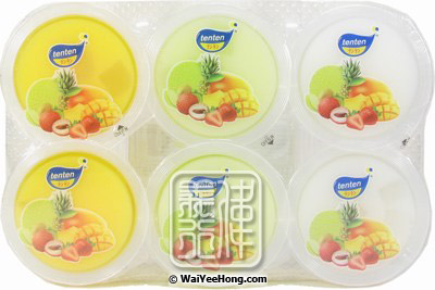 Mixed Fruit Flavour Jelly Pudding (With Nata De Coco) (水果啫喱布甸) - Click Image to Close